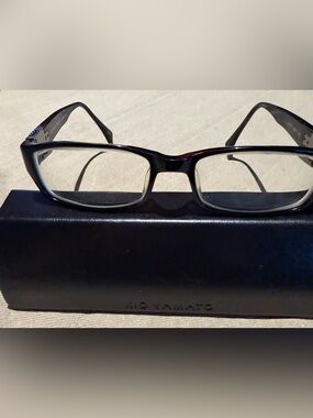 Kio Yamato Black Glass Frames